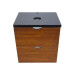 Подвесная тумба Mikola-M Golden oak с бетонной столешкой 60 см Подвесная тумба Mikola-M Golden oak с бетонной столешкой 60 см