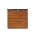 Подвесная тумба Mikola-M Golden oak с бетонной столешкой 60 см Подвесная тумба Mikola-M Golden oak с бетонной столешкой 60 см