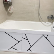 Экран под ванну The MIX Крепыш Chaos white 170 см Экран под ванну The MIX Крепыш Chaos white 170 см