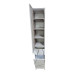 Пенал пластиковый Chaos grey HPL 1022 gloss Пенал пластиковый Chaos grey HPL 1022 gloss