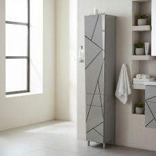 Пенал пластиковий Chaos grey HPL 1022 gloss 25 см Пенал пластиковий Chaos grey HPL 1022 gloss 25 см