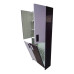 Пенал пластиковый напольный TOKIO c HPL 5052цветы 3249 velur 60 см