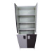 Пенал пластиковый напольный TOKIO c HPL 5052цветы 3249 velur 60 см