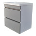 Подвесная тумба пластиковая TheMix Atlant grey 55 см Подвесная тумба пластиковая TheMix Atlant grey 55 см