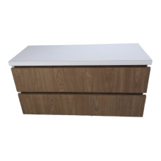 Пластиковая подвесная тумба The MIX 4855 wood с пластиковой столешкой 100 см Пластиковая подвесная тумба The MIX 4855 wood с пластиковой столешкой 100 см