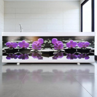 Экран под ванну The MIX Малыш Pink Orchid 130 см