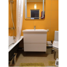 Mikola-M Подвесная тумба Plastic 2.0 White с ум. Como 50 см 2 ящ система push Mikola-M Подвесная тумба Plastic 2.0 White с ум. Como 50 см 2 ящ система push