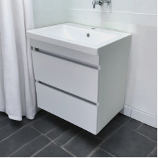 Подвесная тумба пластиковая Mikola-M Atlant white 70 см Подвесная тумба пластиковая Mikola-M Atlant white 70 см