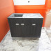 Пластикова тумба з покриттям HPl 5057Bute_4513velur з кам'яною мийкою Adamant 120 см