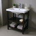 Мебель в стиле Loft black с прямоугольным умывальником 60 см Мебель в стиле Loft black с прямоугольным умывальником 60 см