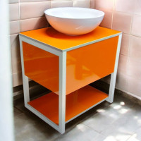 Пластиковая подвесная тумба loft Sunset 60 см