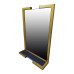 Зеркало TheMix в стиле Loft Gold 60 см