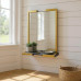 Зеркало TheMix в стиле Loft Gold 60 см