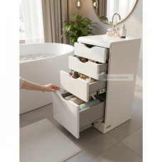 Комод The Mix Stairs 4 ящика 60 см белый Комод The Mix Stairs 4 ящика 60 см белый