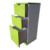 Комод Mikola-M Stairs 3 ящика HPL 1111 gloss 50 см Комод Mikola-M Stairs 3 ящика HPL 1111 gloss 50 см