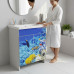 Пластиковая тумба TheMix Fish с фотопечатью 80 см Пластиковая тумба TheMix Fish с фотопечатью 80 см