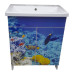 Пластиковая тумба TheMix Fish с фотопечатью 80 см Пластиковая тумба TheMix Fish с фотопечатью 80 см