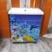 Пластиковая тумба TheMix Fish с фотопечатью 80 см Пластиковая тумба TheMix Fish с фотопечатью 80 см